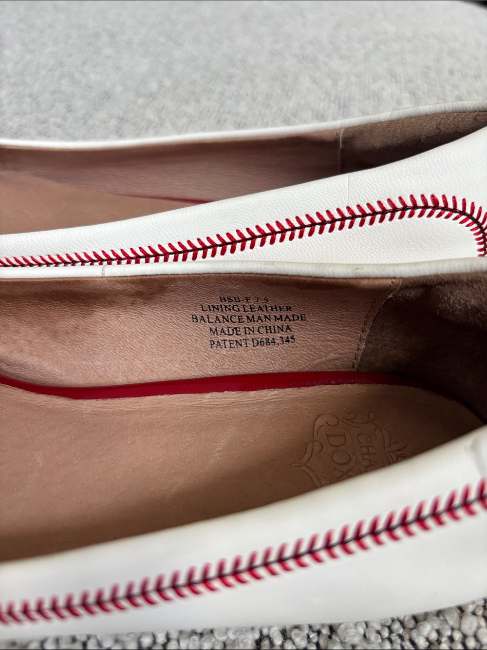 Charis Doxa Grand Slam Leather Baseball flats 7.5 - Picture 7 of 12